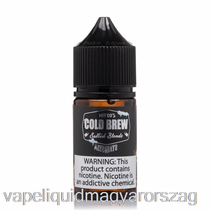 Macchiato - Nitros Hidegen Főzött Sók - 30 Ml 45 Mg Vape Toll